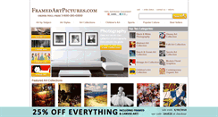 Desktop Screenshot of framedartpictures.com